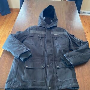 Men's Black Jacket with Hood